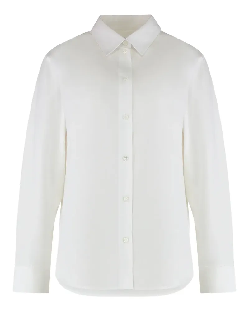 Burberry buttoned long-sleeve cotton shirt - Weiß Weiß