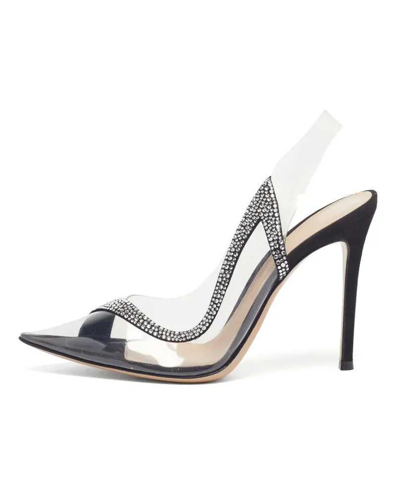 Gianvito Rossi Hortensia Pumps mit Kristallen - Schwarz Schwarz