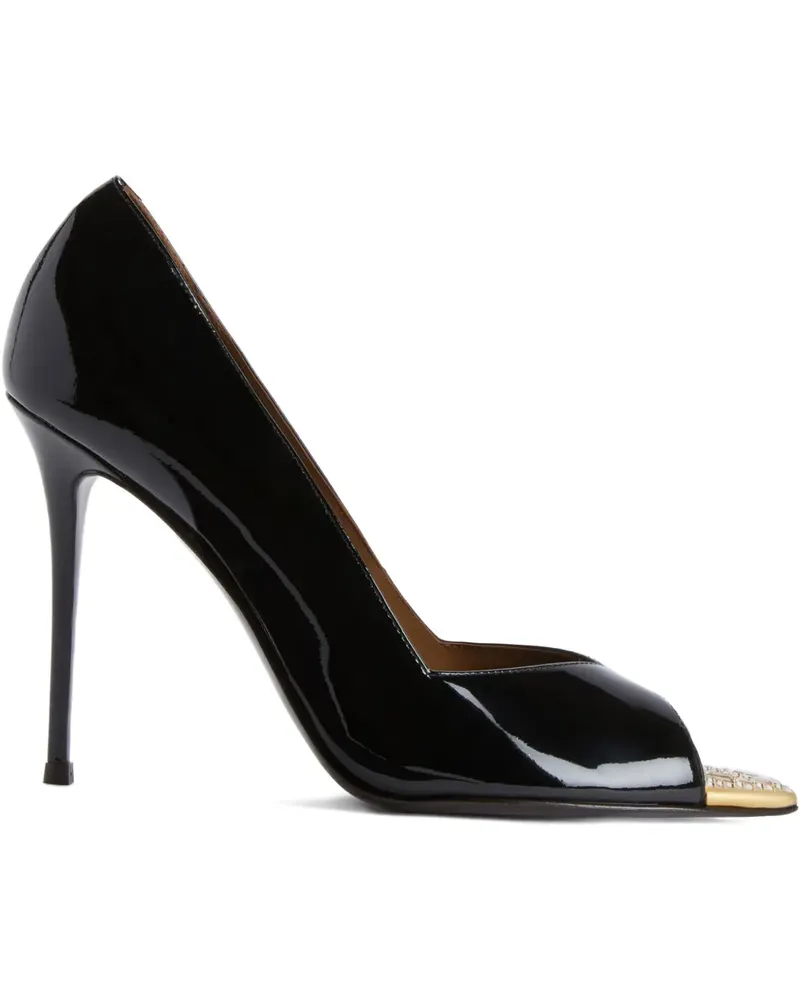 Giuseppe Zanotti 105mm Intriigo rhinestone sandals - Schwarz Schwarz