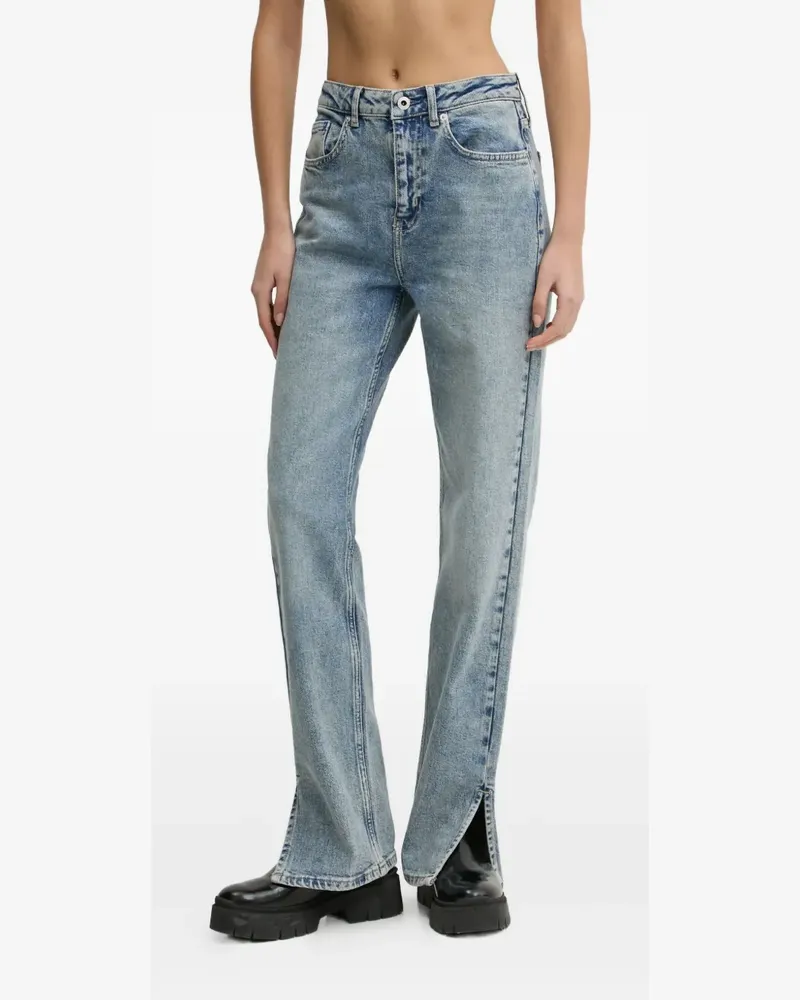 Karl Lagerfeld Jeans mit Saumschlitz - Blau Blau