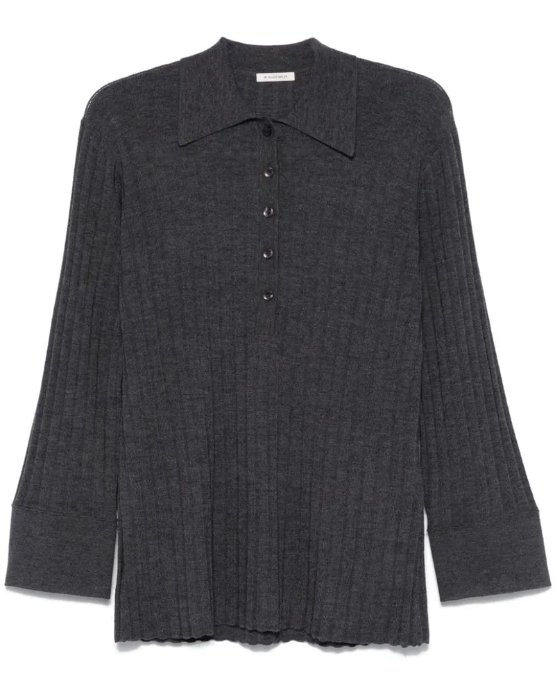 By Malene Birger Delphine Poloshirt - Grau Grau