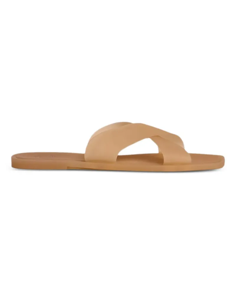 12 STOREEZ cross-strap sandals - Nude Nude