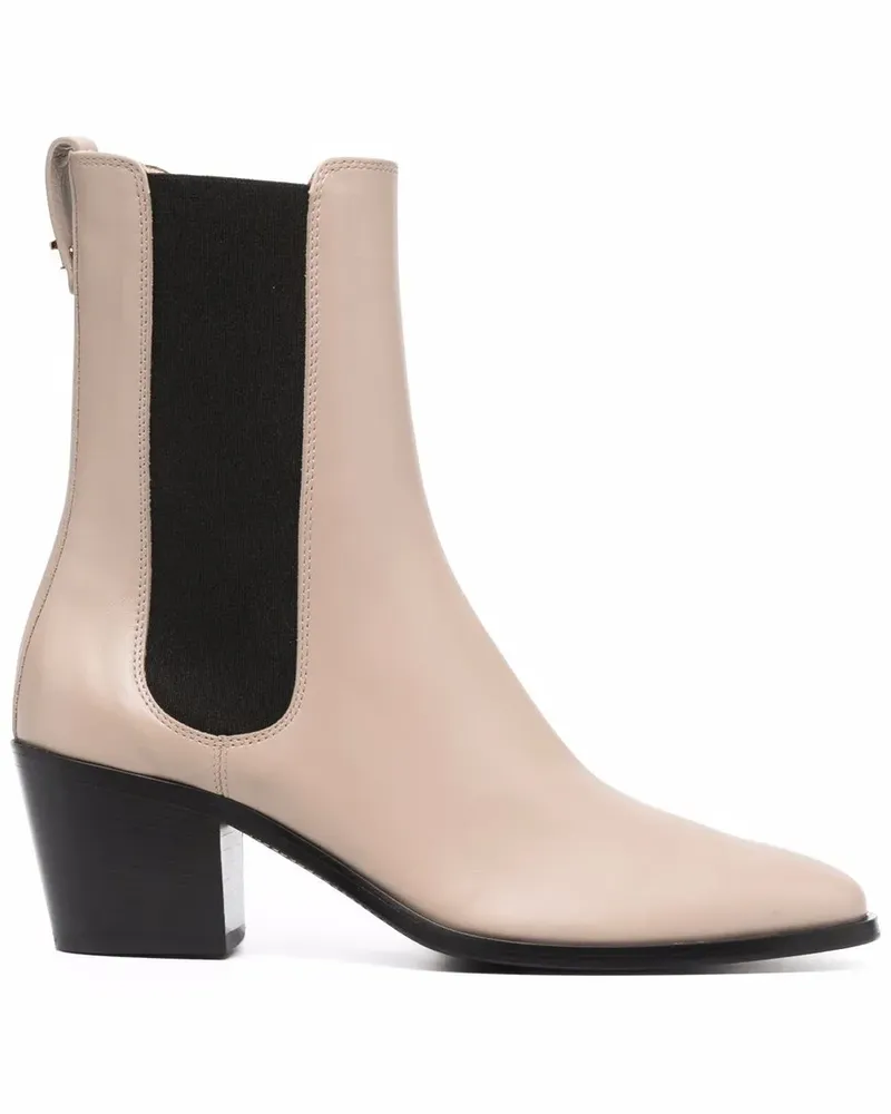 TOD'S Stiefeletten mit Blockabsatz - Nude Nude