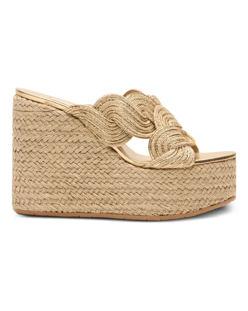 Casadei Thaiti woven sandals - Gold Gold