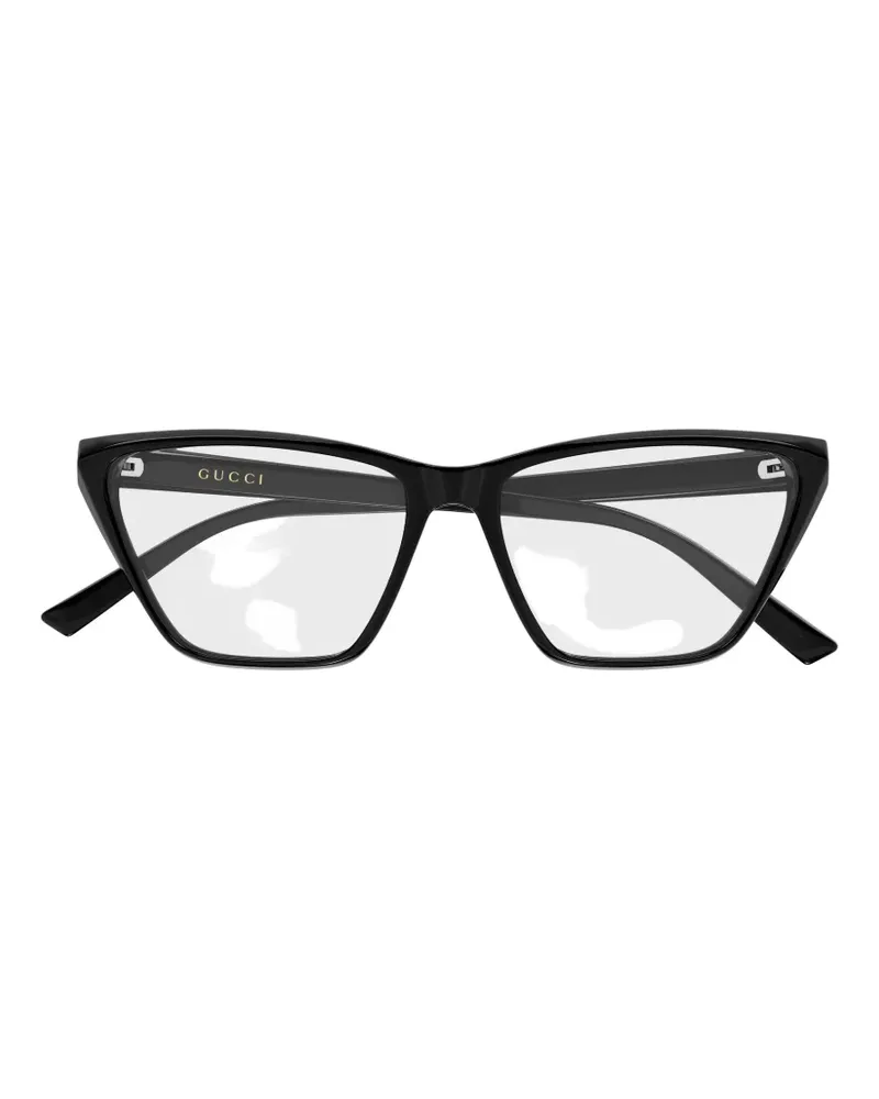 Gucci Brille mit Cat-Eye-Gestell - Schwarz Schwarz