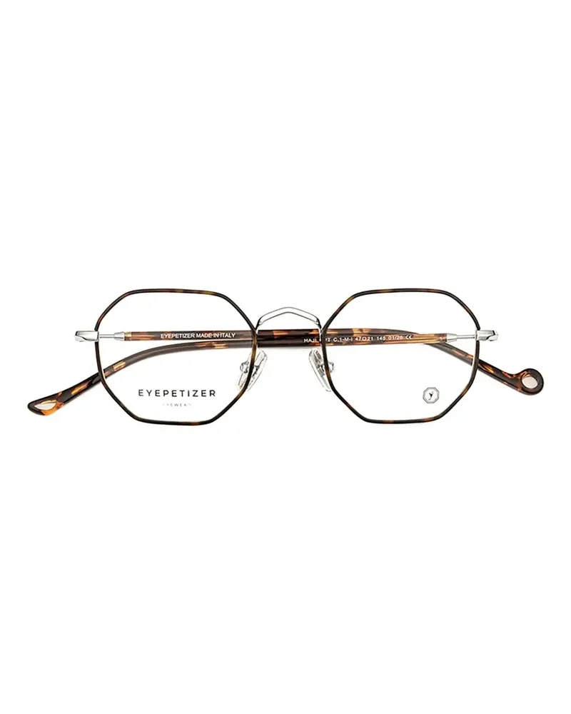 Eyepetizer Haji tortoiseshell-pattern glasses - Braun Braun