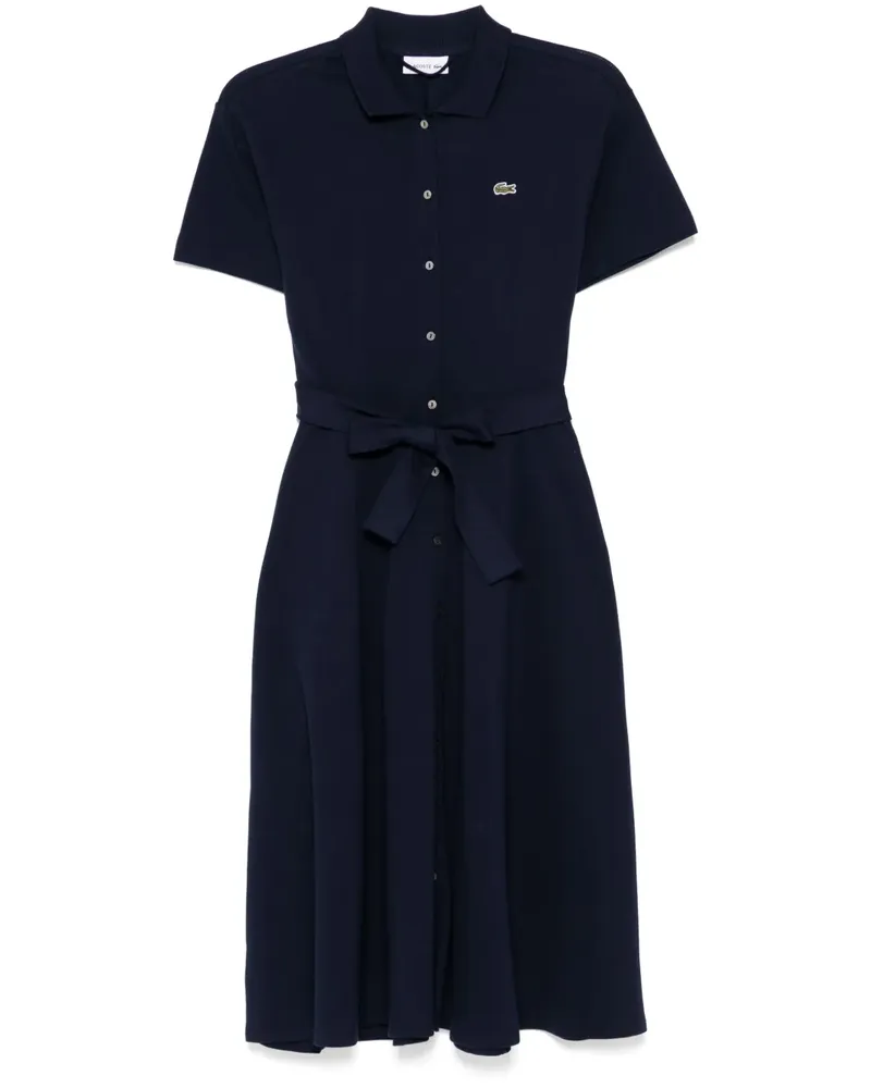 Lacoste Poloshirtkleid aus Piqué - Blau Blau