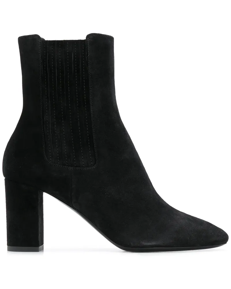 Saint Laurent Stiefeletten mit mandelförmiger Kappe - Schwarz Schwarz