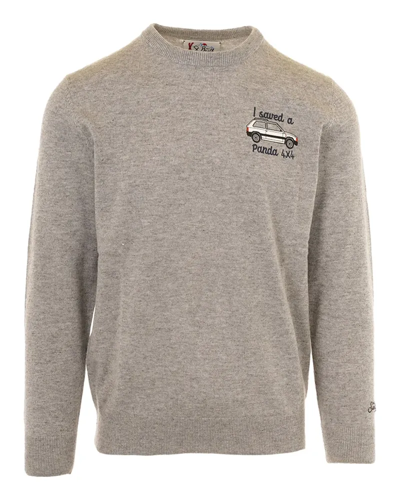 MC2 Saint Barth Sweatshirt mit Stickerei - Grau Grau