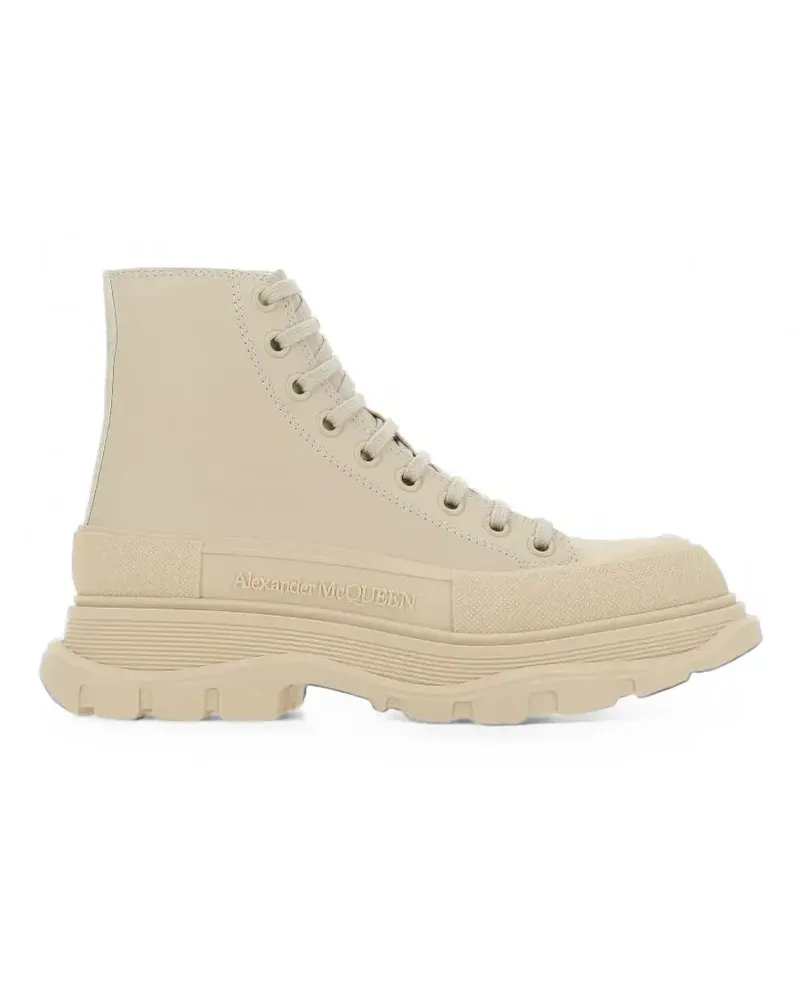 Alexander McQueen Tread Slick Schnürstiefel - Nude Nude