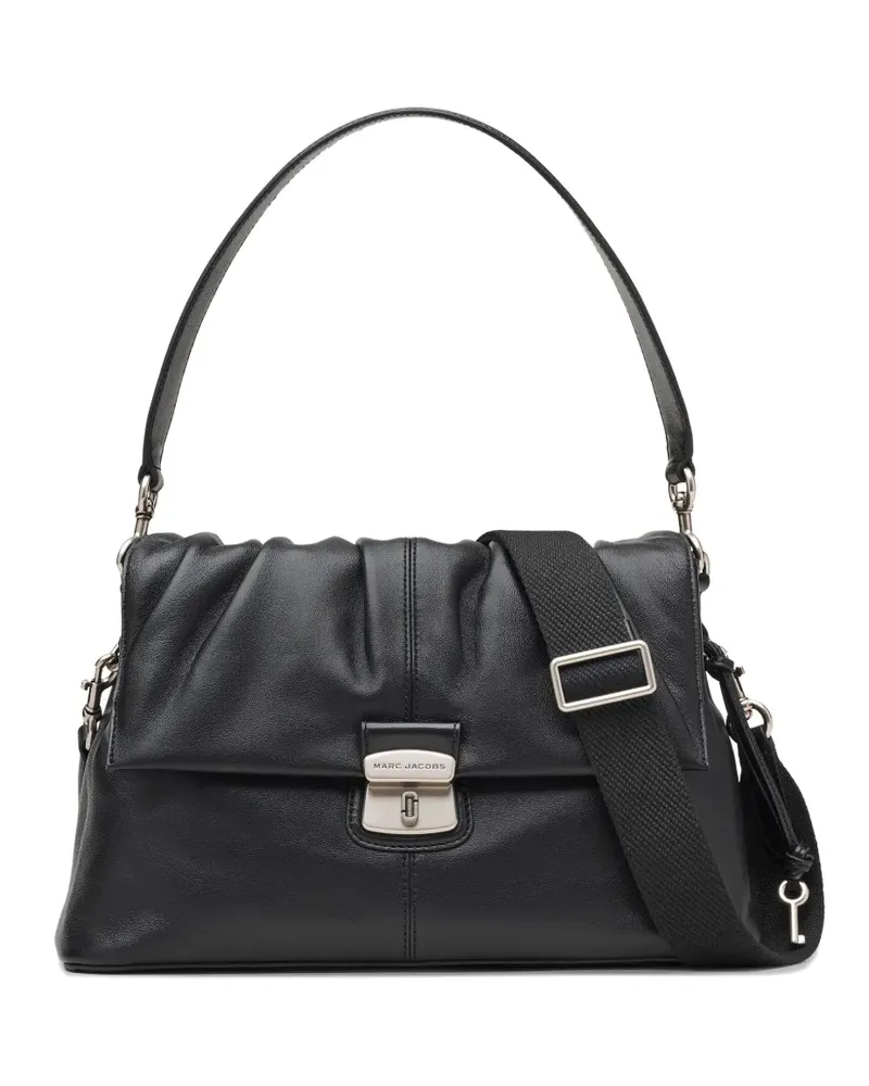 Marc Jacobs Geraffte Cristina Schultertasche - Schwarz Schwarz