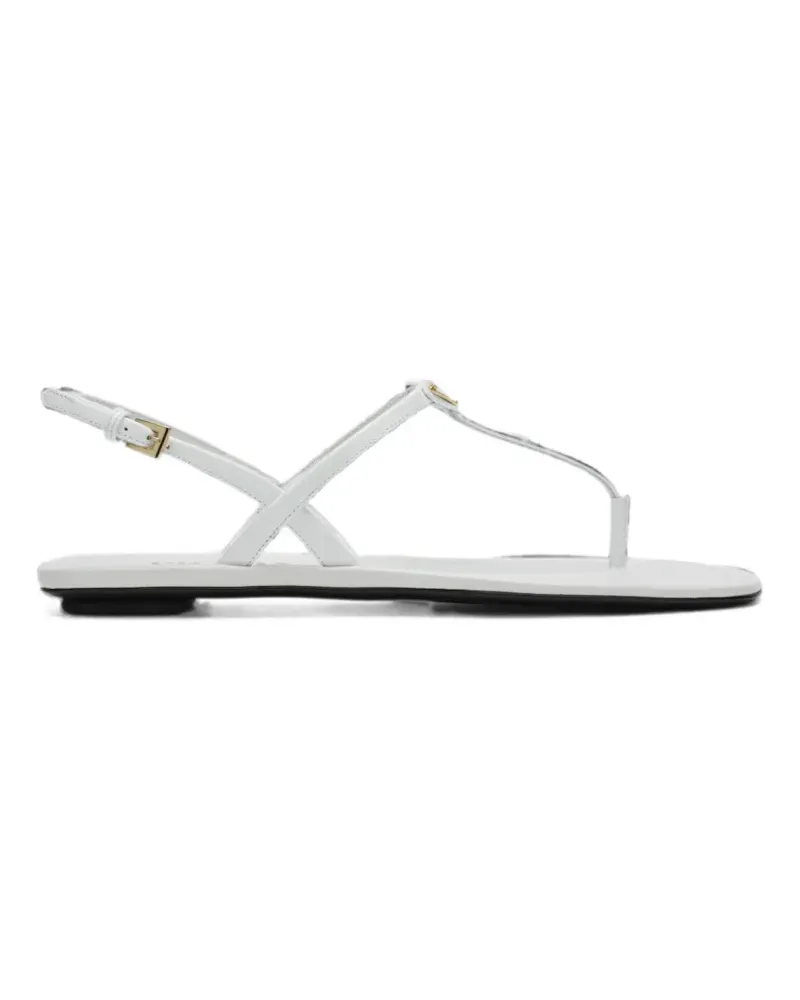 Prada Sandalen mit Triangel-Logo - Weiß Weiß