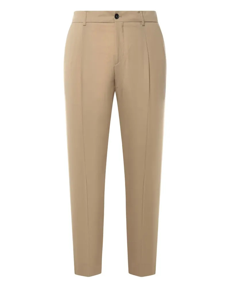 Be Able pleated wool trousers - Nude Nude