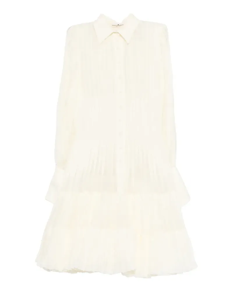 Ermanno Scervino pleated mini dress - Nude Nude