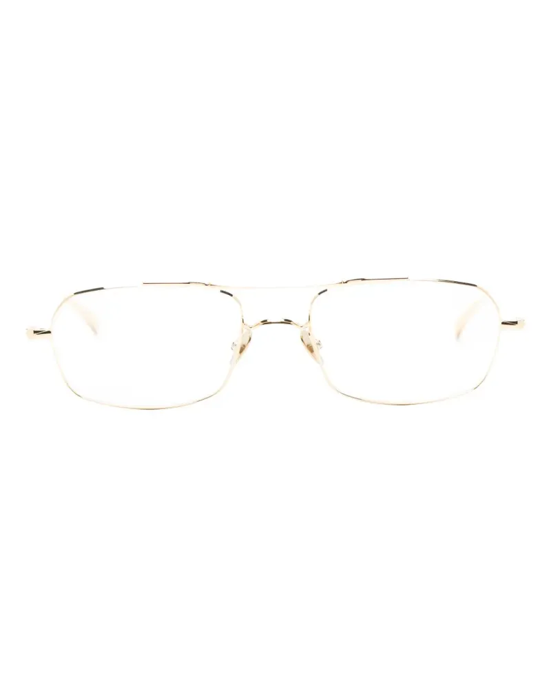 AHLEM Trevise Brille mit geometrischem Gestell - Gold Gold