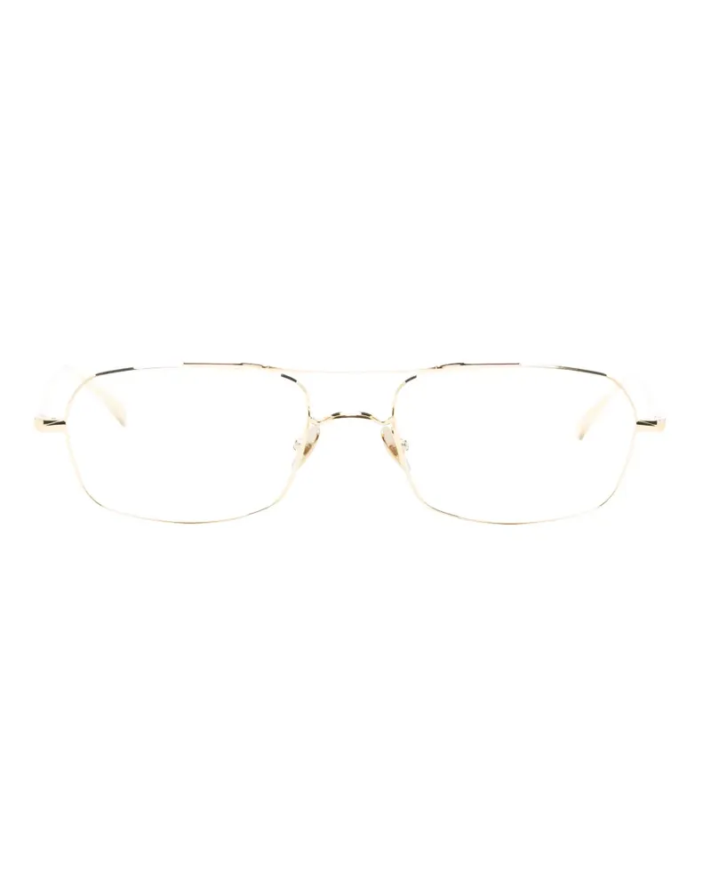 AHLEM Trevise Brille mit geometrischem Gestell - Gold Gold