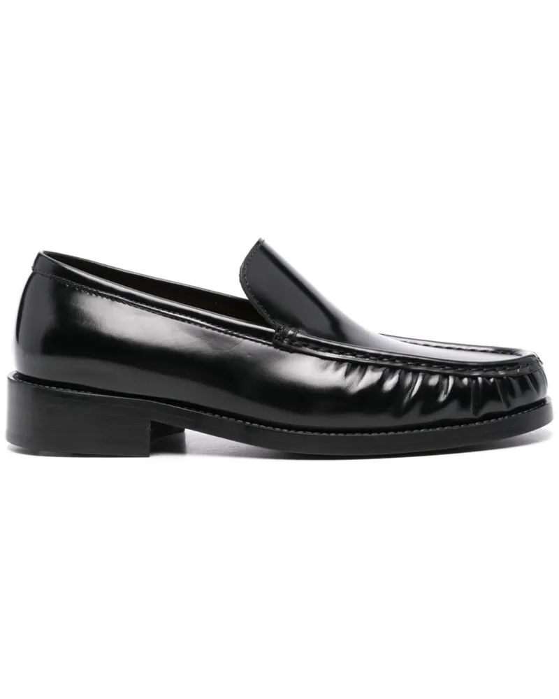 Acne Studios Loafer mit Logo-Prägung - Schwarz Schwarz