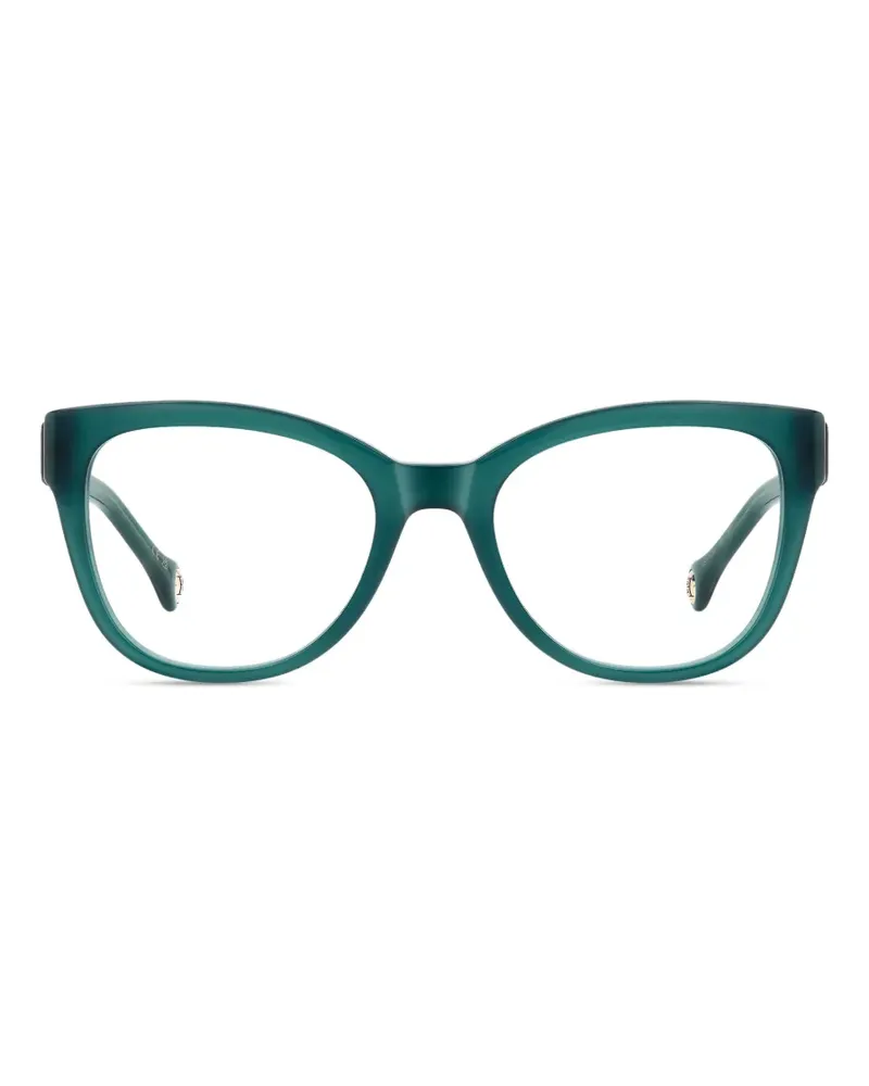 Carolina Herrera New York Brille mit ovalem Gestell - Grün Grün