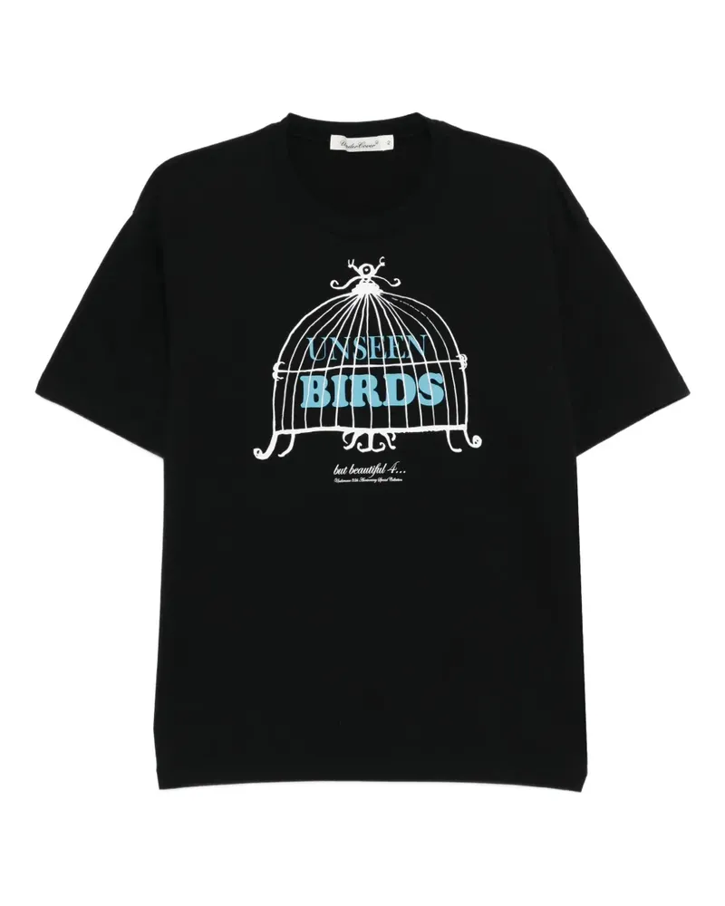 Undercover T-Shirt mit grafischem Print - Schwarz Schwarz