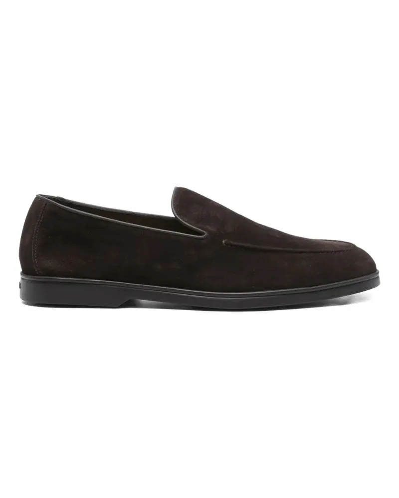 Doucal´s almond-toe loafers - Braun Braun