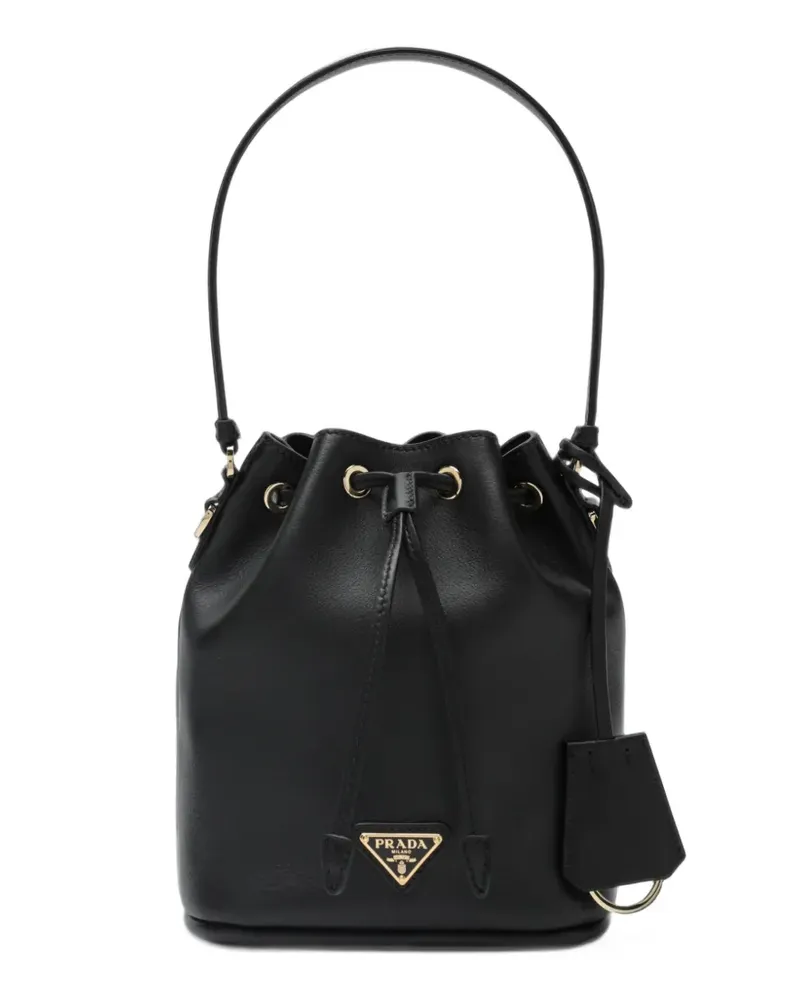 Prada Re-Edition 1978 leather bucket bag - Schwarz Schwarz