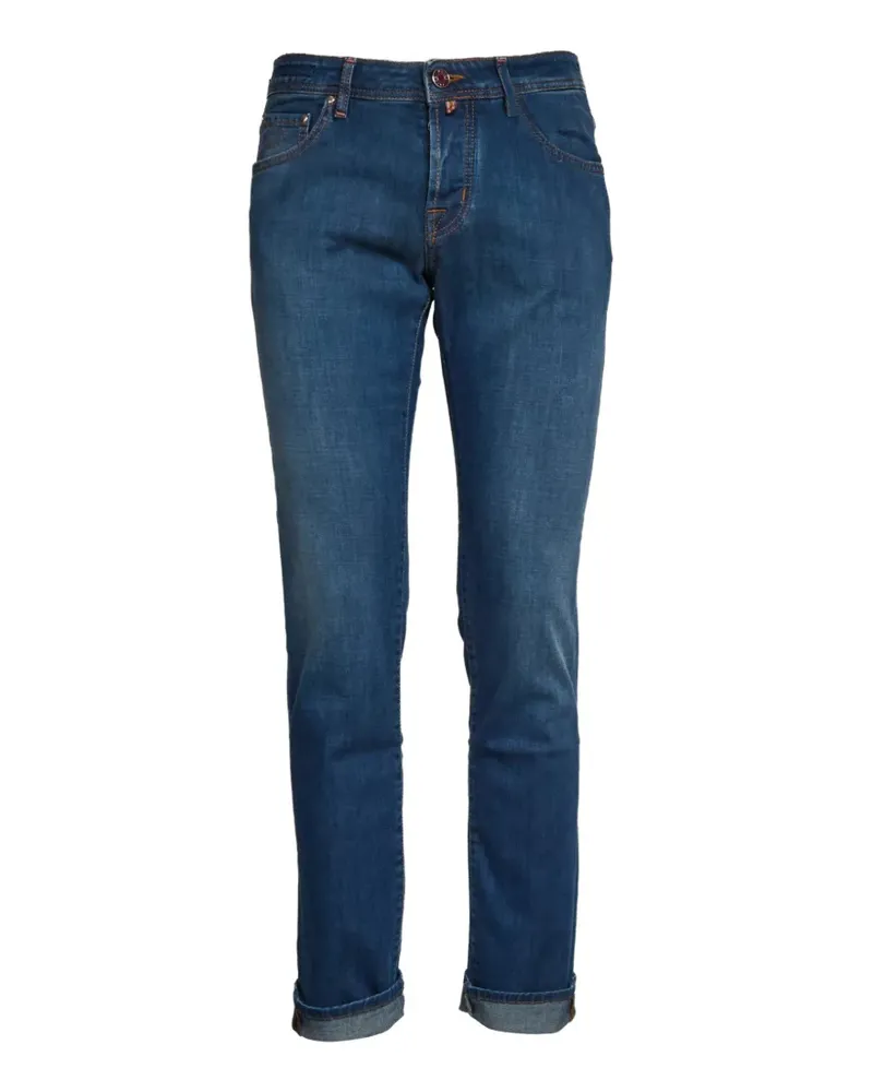 Jacob Cohën nick five pocket slim jeans - Blau Blau