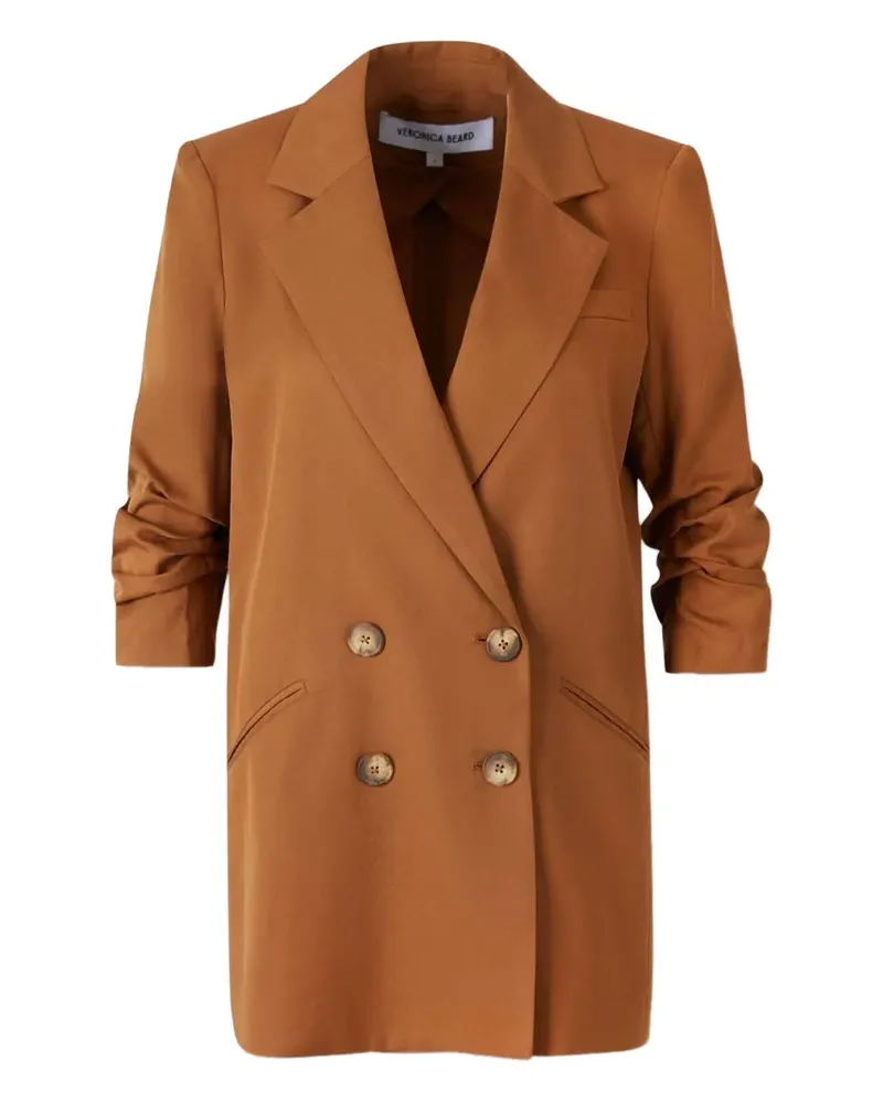 Veronica Beard Doppelreihiger Rupert Blazer - Orange Orange