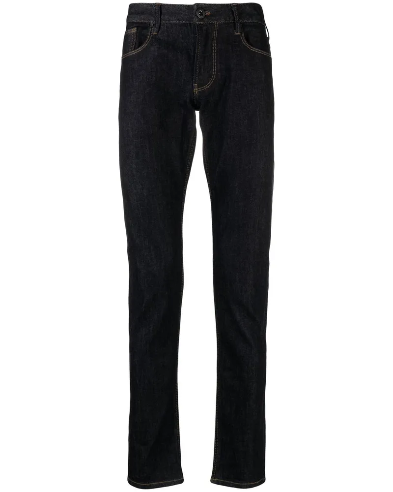 Emporio Armani Klassische Skinny-Jeans Blau