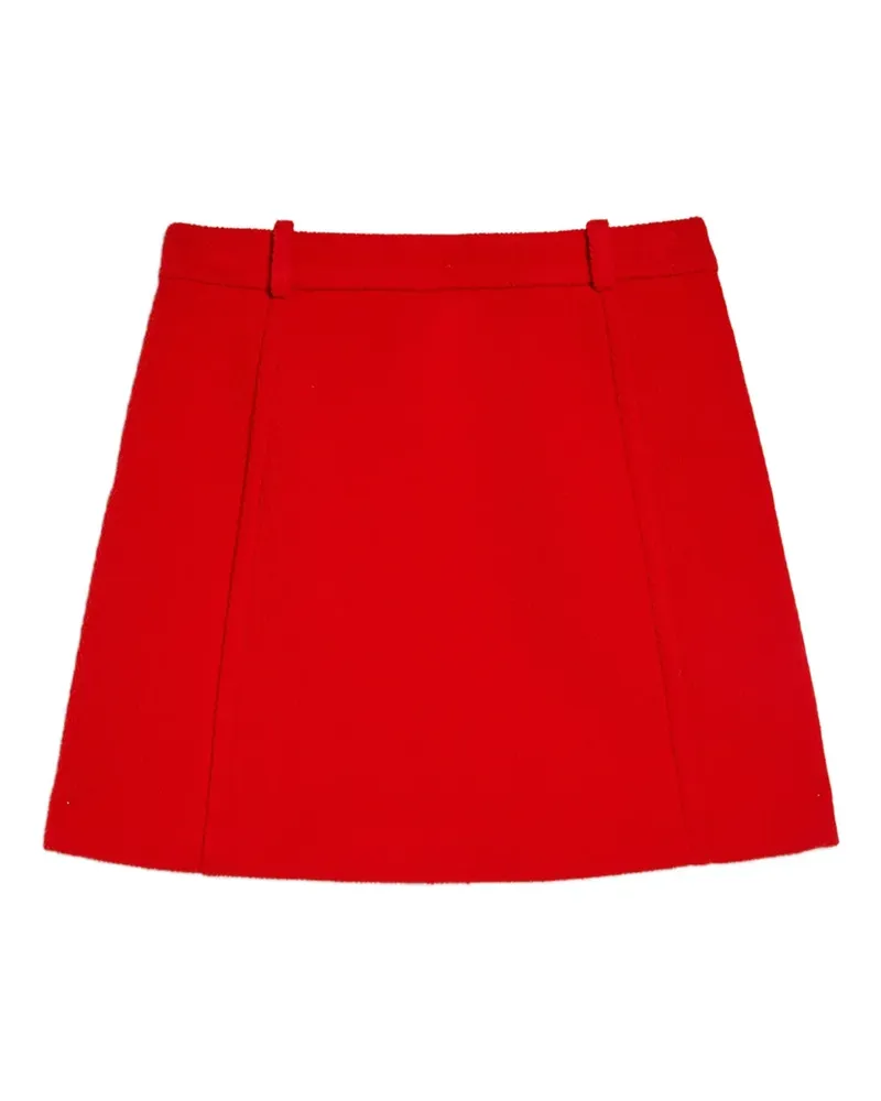 Jil Sander Minirock aus Wolle - Rot Rot