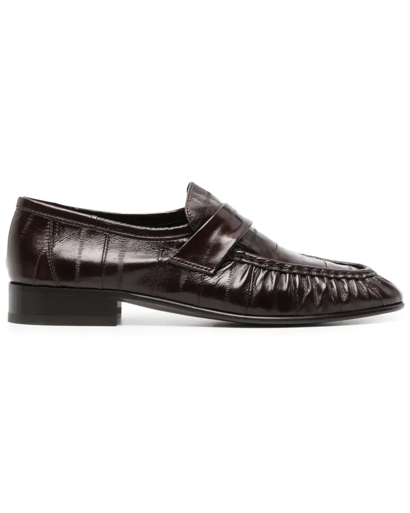 The Row Loafer mit Finish-Prägung - Braun Braun