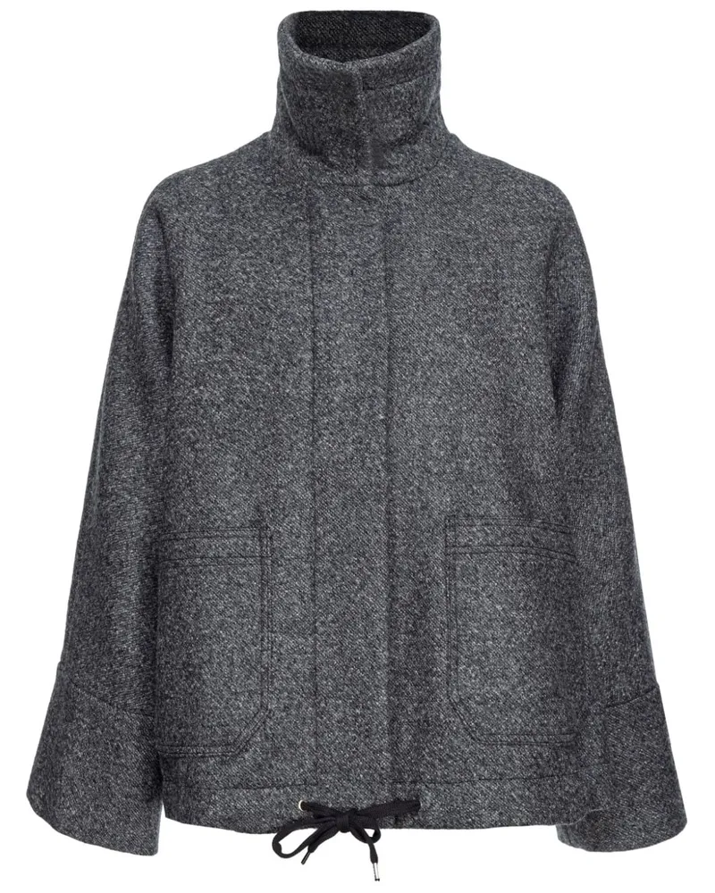 Pinko Jacke mit Stehkragen - Grau Grau