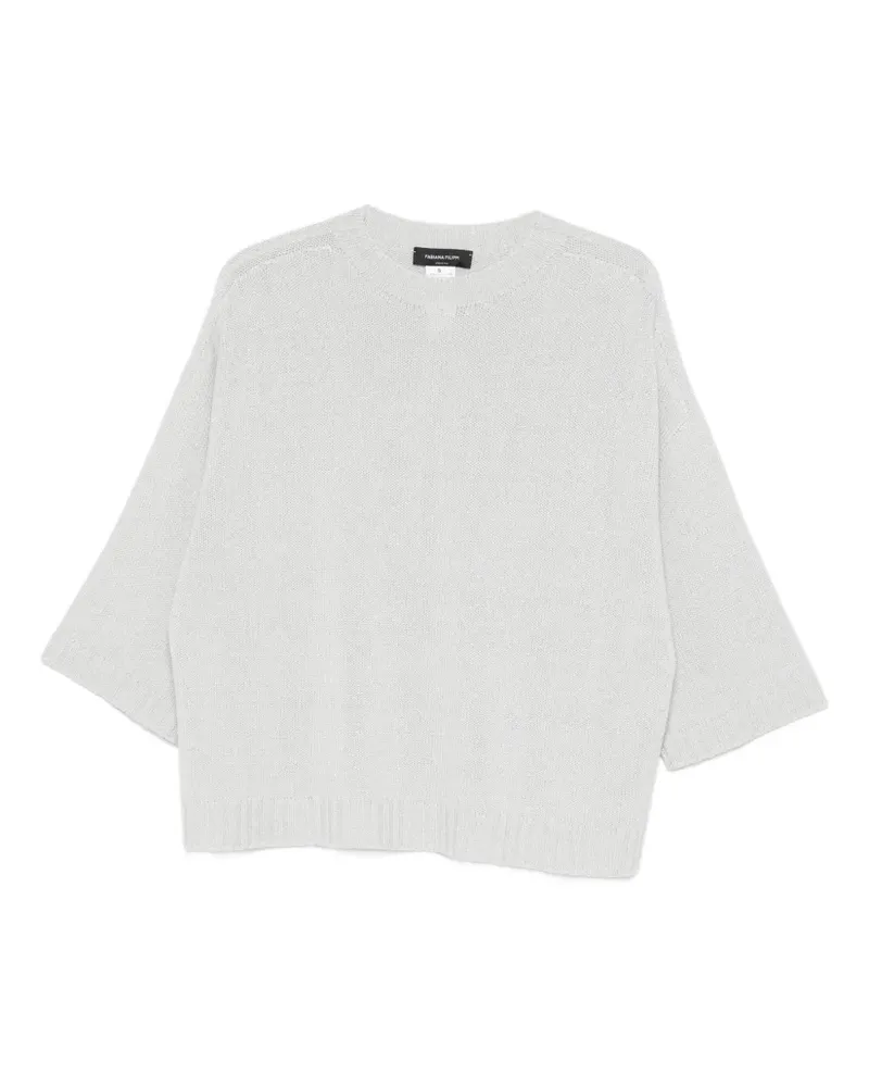 Fabiana Filippi Gestricktes Top - Grau Grau