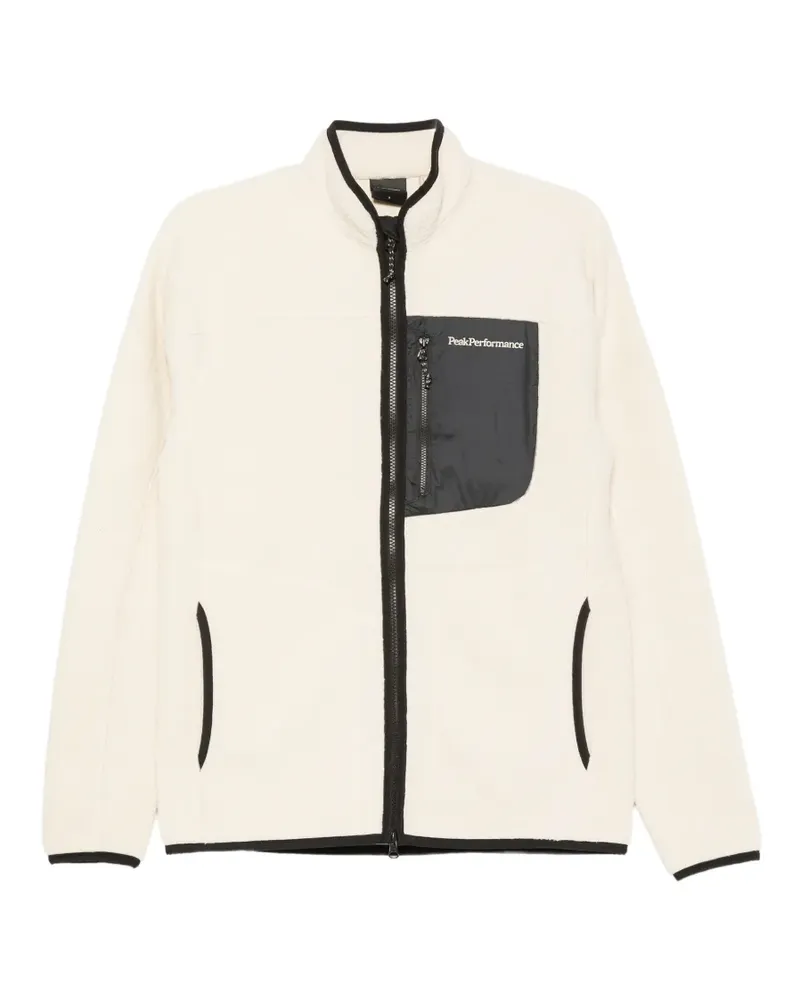 Peak Performance Fleecejacke mit Reißverschluss - Nude Nude