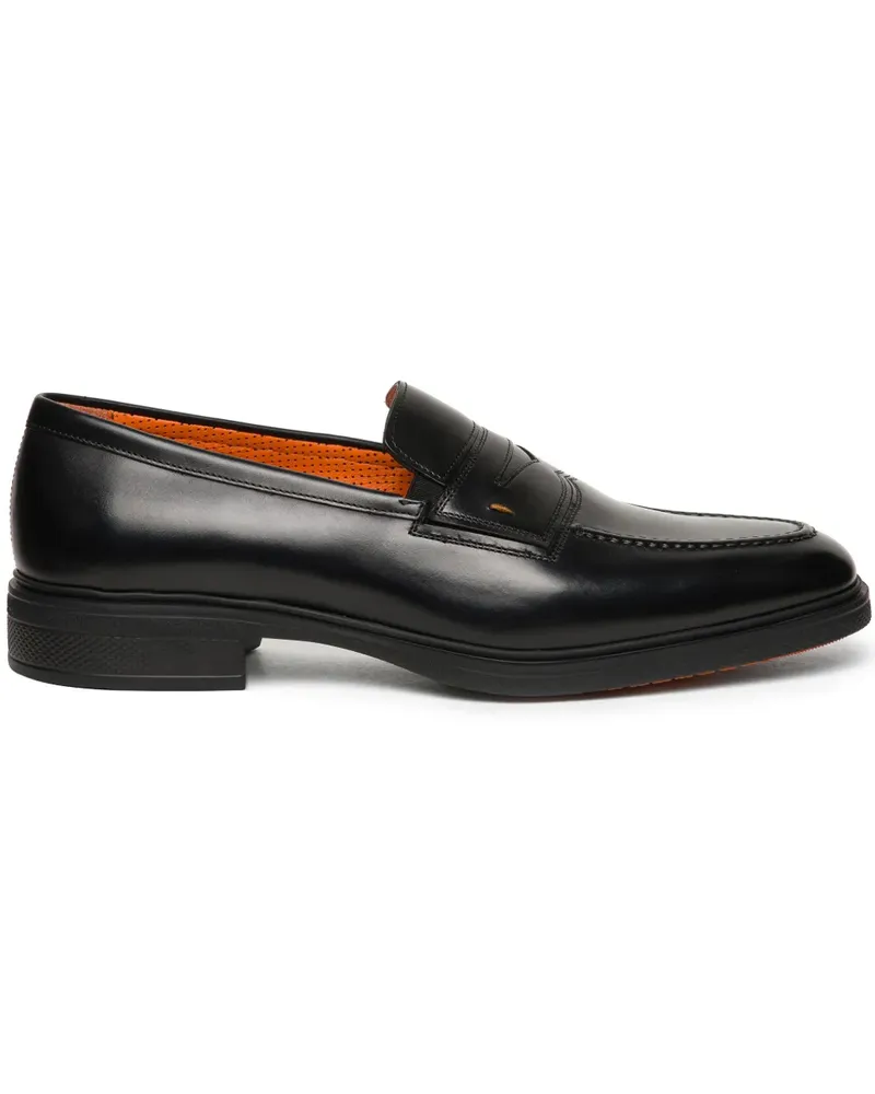 Santoni Easy Loafer - Schwarz Schwarz