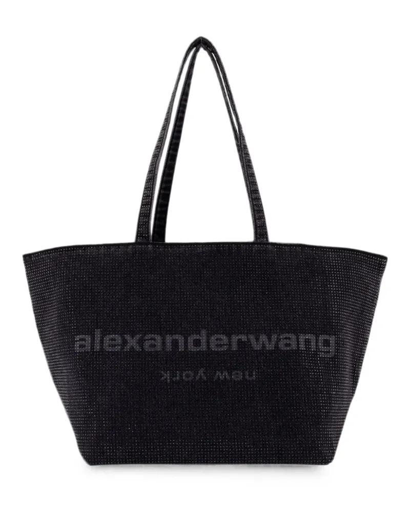 Alexander Wang Punch rhinestone-embellished tote bag - Schwarz Schwarz