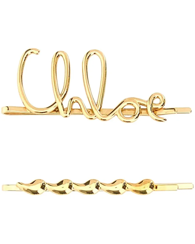 Chloé Iconic Haarspangen - Gold Gold