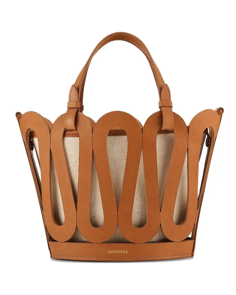 Aquazzura medium Artistè tote bag - Braun Braun
