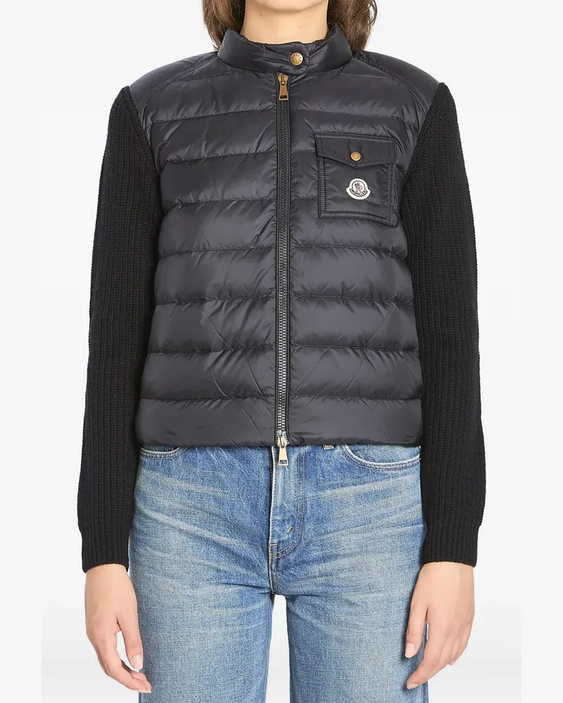 Moncler Wattierte Steppjacke - Schwarz Schwarz