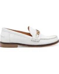 Twin-Set Loafer mit Kettendetail Weiß