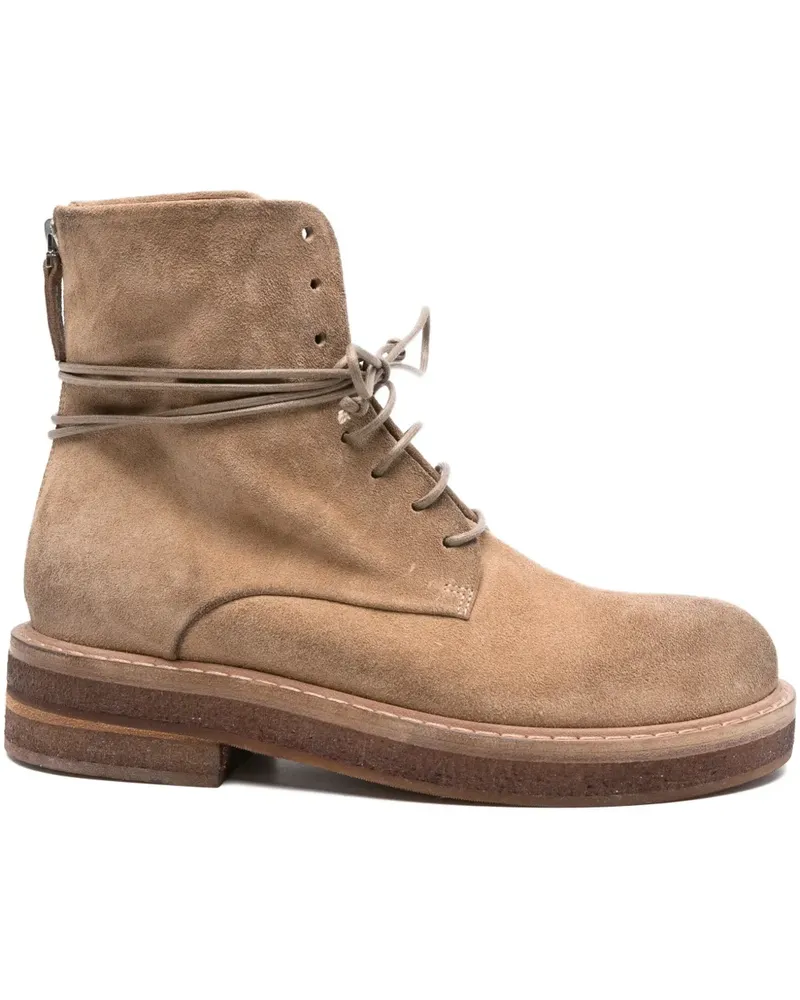 Marsèll Bikerstiefel aus Wildleder - Braun Braun