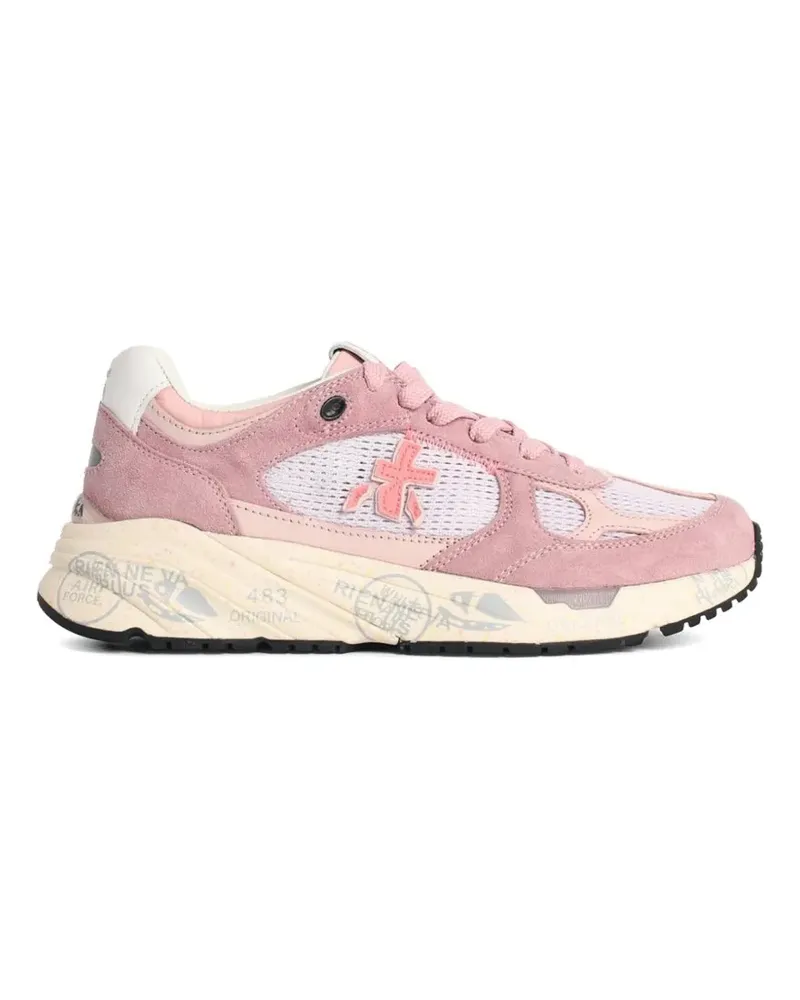 Premiata Mased mesh-panel sneakers - Rosa Rosa