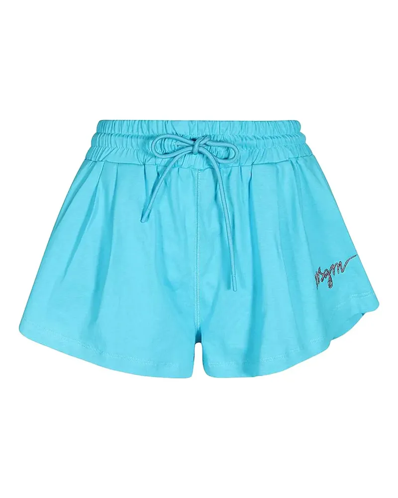 MSGM Shorts mit elastischem Bund - Blau Blau
