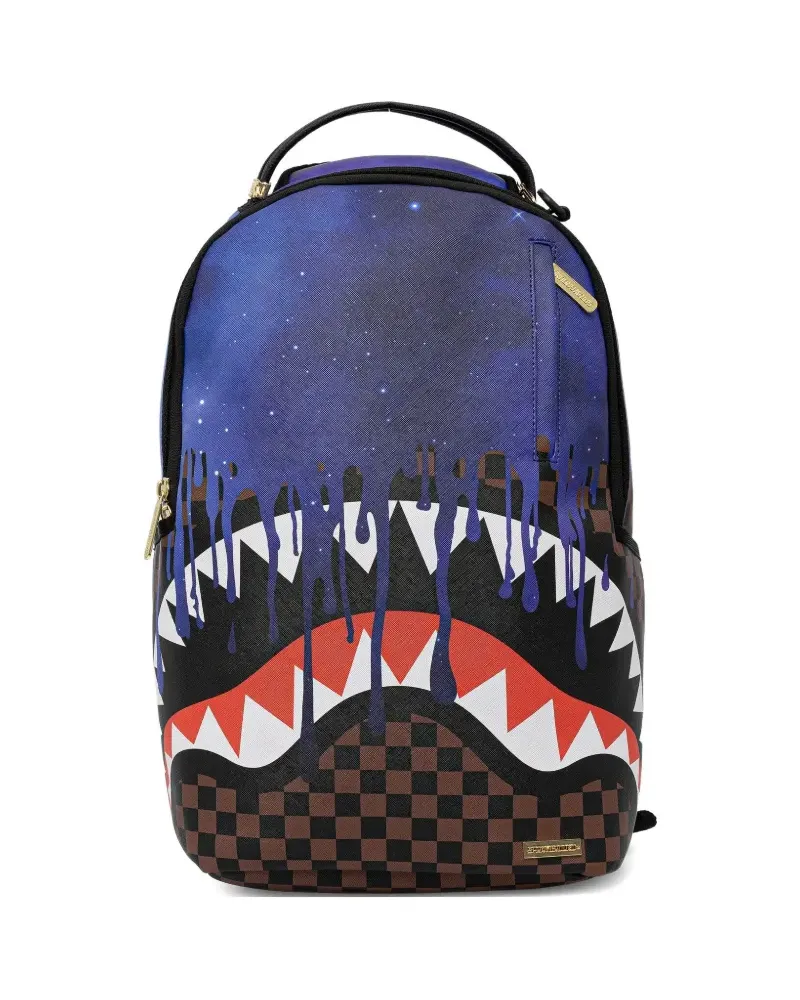 Sprayground shark-print backpack - Braun Braun