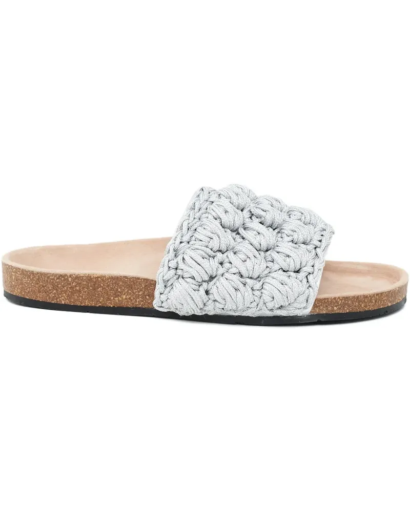J.W.Anderson braided flat sandals - Grau Grau