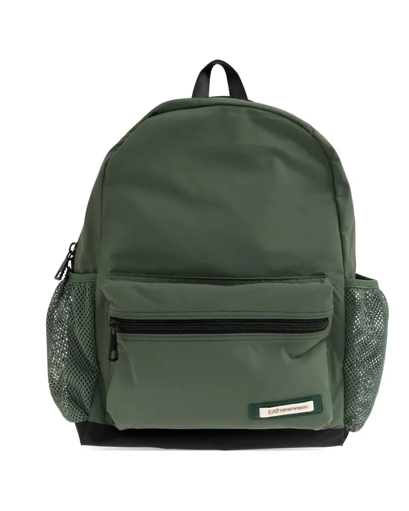 EA7 zip pocket mesh backpack - Grün Grün