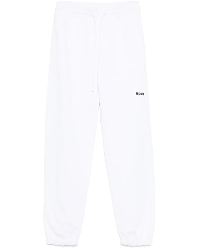 MSGM Jogginghose aus Baumwolle - Weiß Weiß
