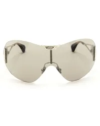 Vivienne Westwood Rahmenlose Tina Oversized-Sonnenbrille Silber