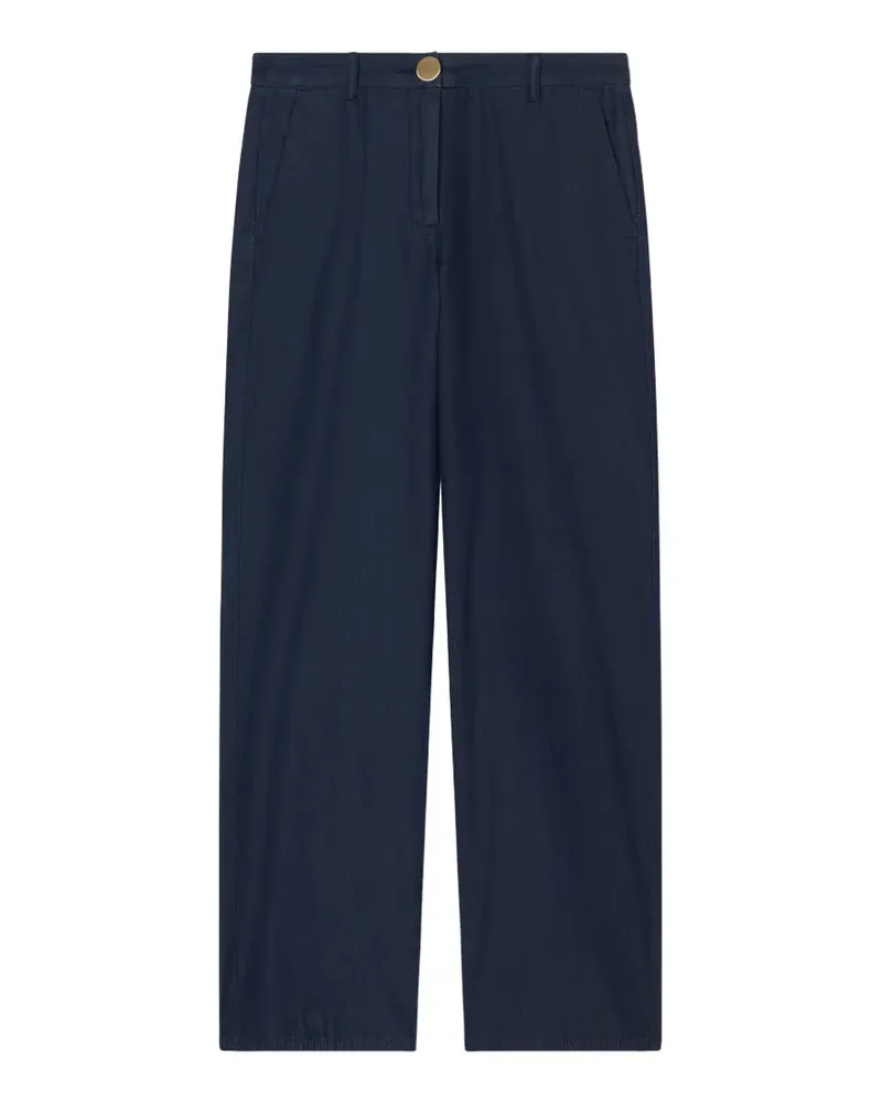 Armani Exchange button-fastening trousers - Blau Blau