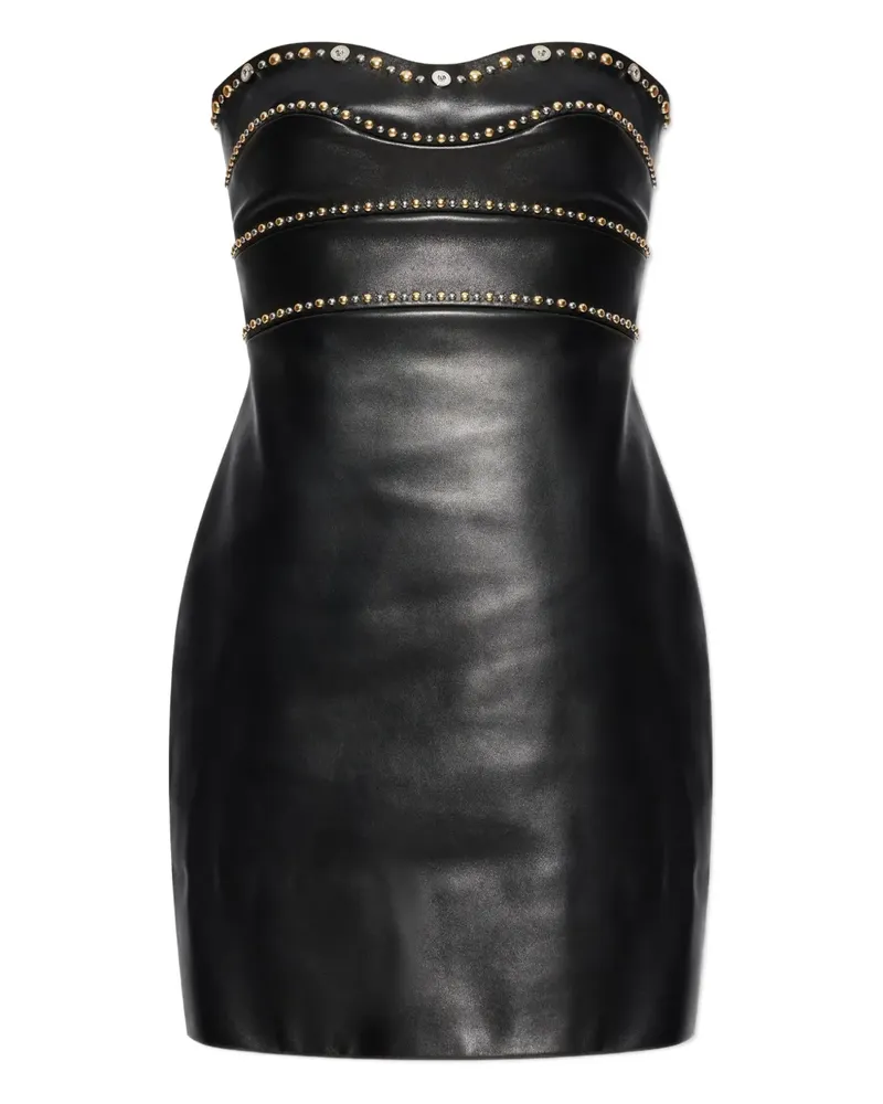 Versace studded-embellishment mini dress - Schwarz Schwarz