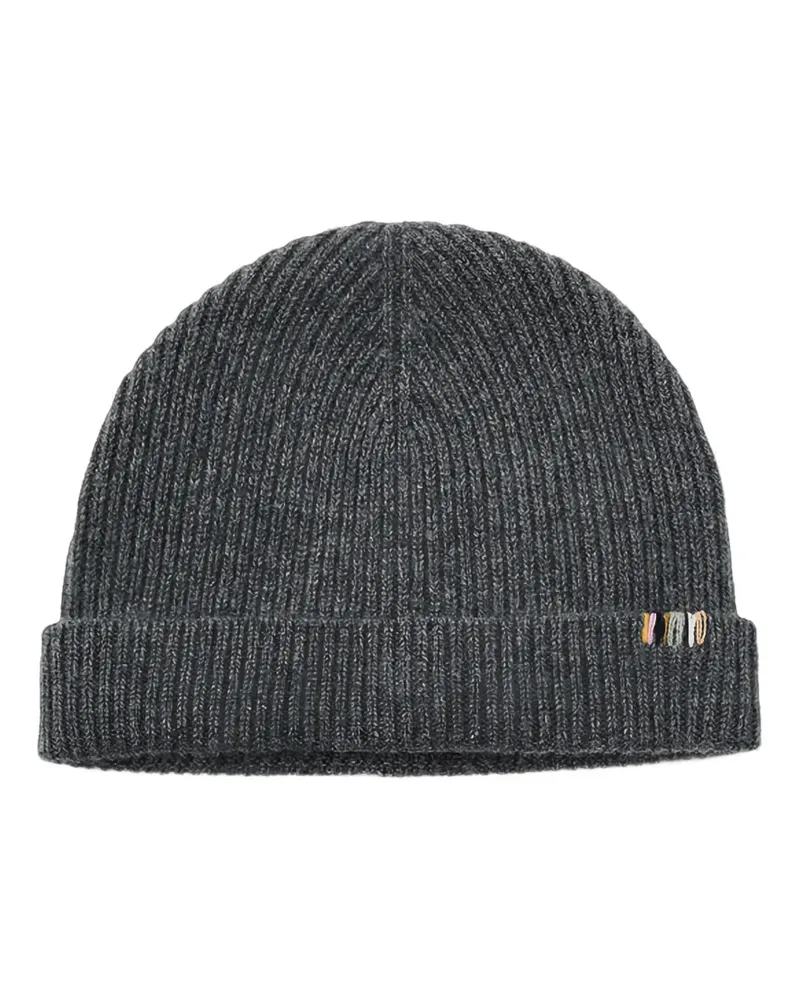 extreme cashmere Gerippte Beanie - Grau Grau